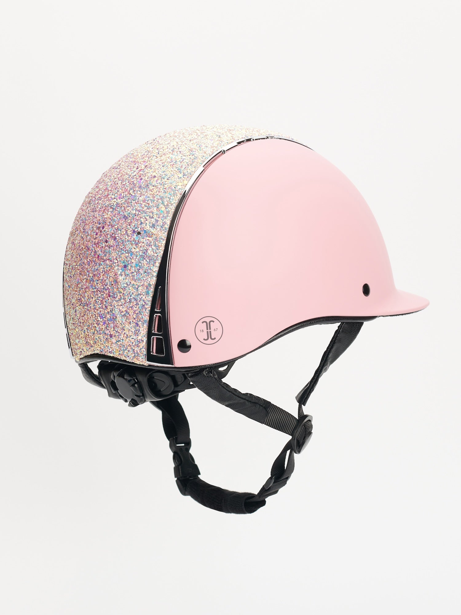 JACSON kask jeździecki Philly Mips PINK/SPARKLE
