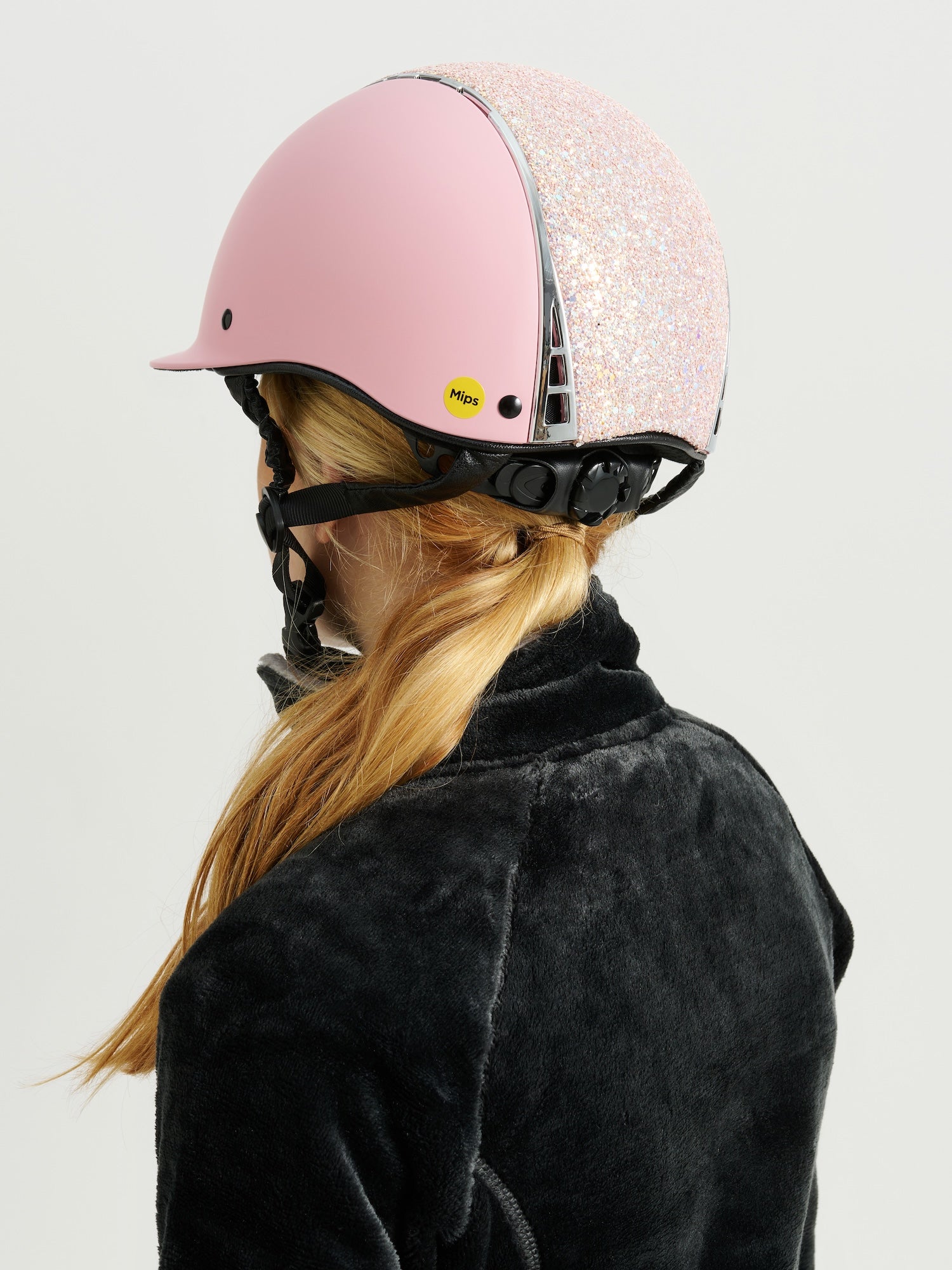 JACSON kask jeździecki Philly Mips PINK/SPARKLE
